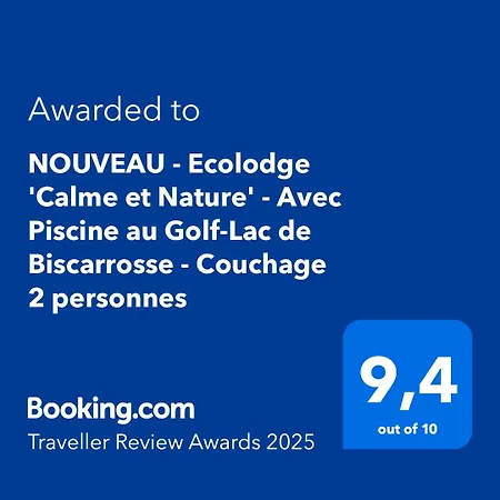 Nouveau - 'calme Et Nature' - Avec Piscine Au Golf-lac De - Couchage 2 Personnes *